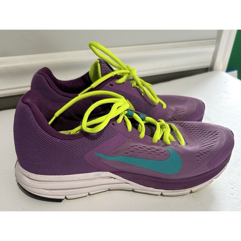Nike Zoom Structure+ 17 Running Trainers 615588 535 Sneakers Sz 9 Women's Purple